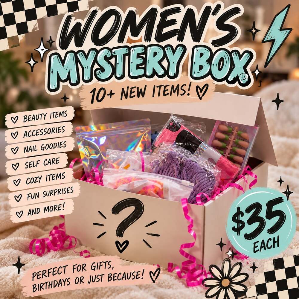 Women's Mystery Box Beauty Accessories Self Care Surprise Box